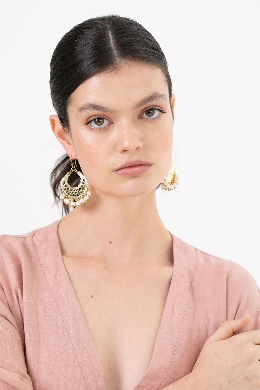 Marrakech Earrings - Ivory