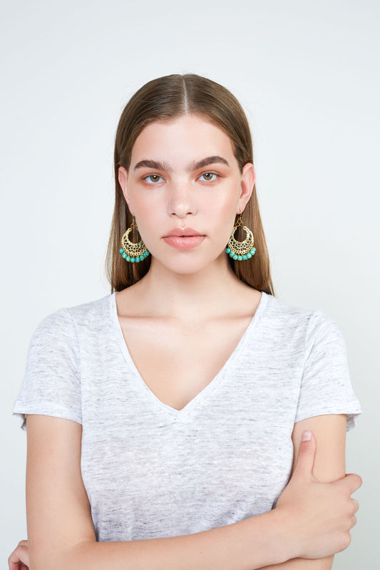 Marrakech Earrings - Turquoise