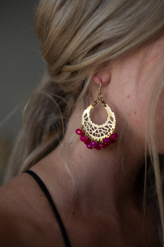Marrakech Earrings - Zest