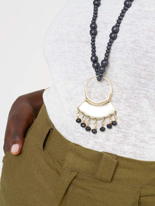 Masaai Necklace Ebony