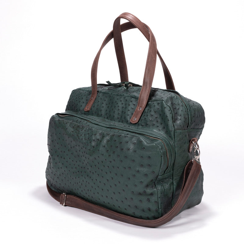 Ostrich Leather Carry-on Bag