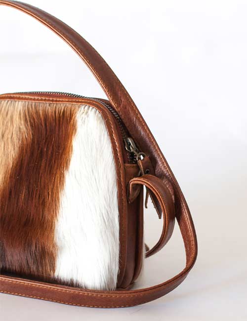 Small Springbok Leather Handbag