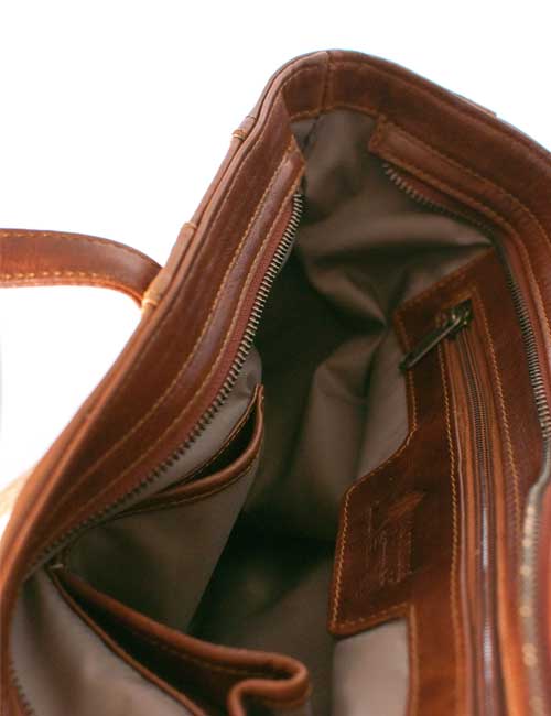 Springbok Leather Tote Bag
