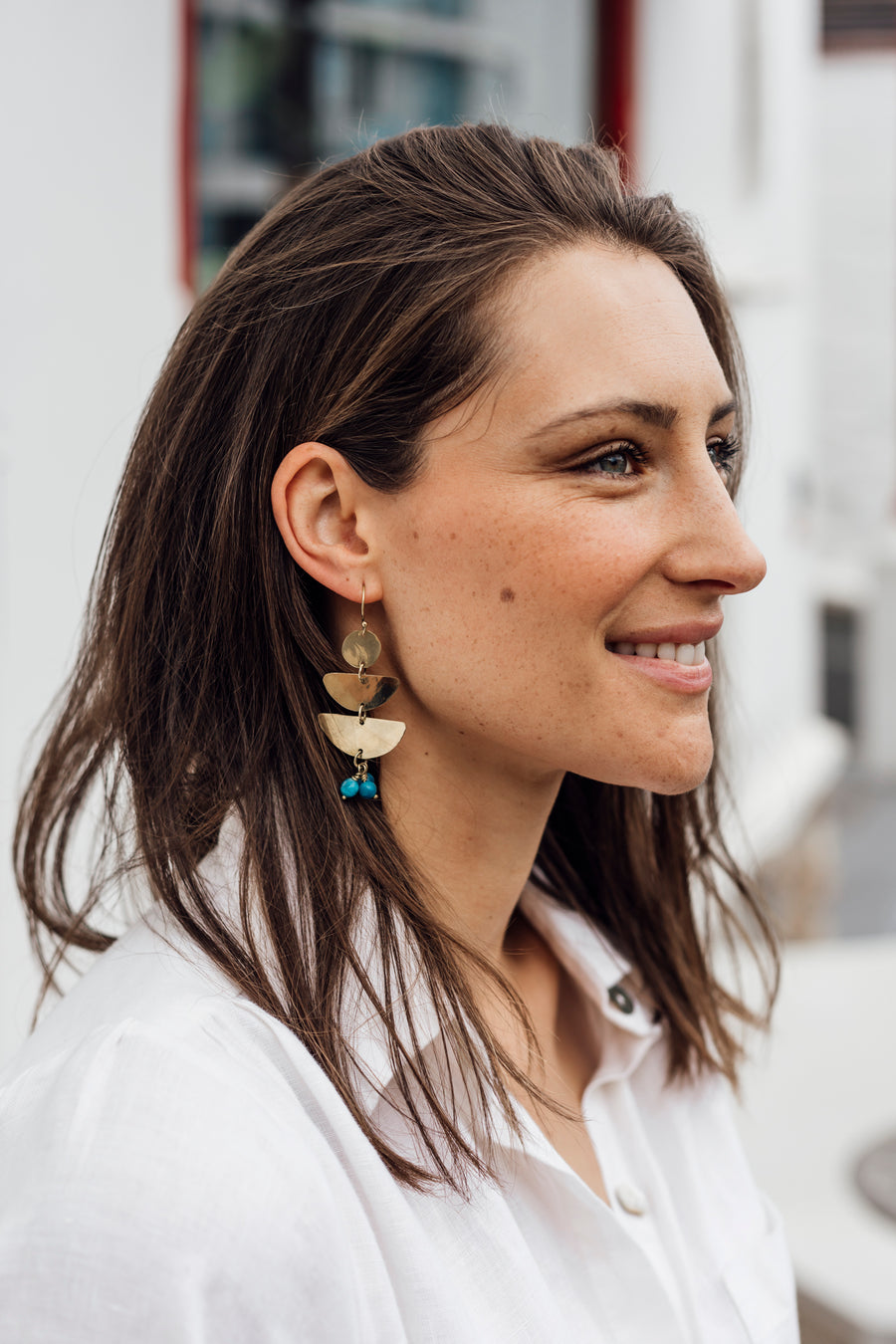 Waka Waka Earrings - Apatite