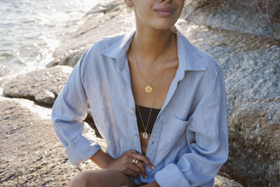 Baby Sand Dollar Necklace