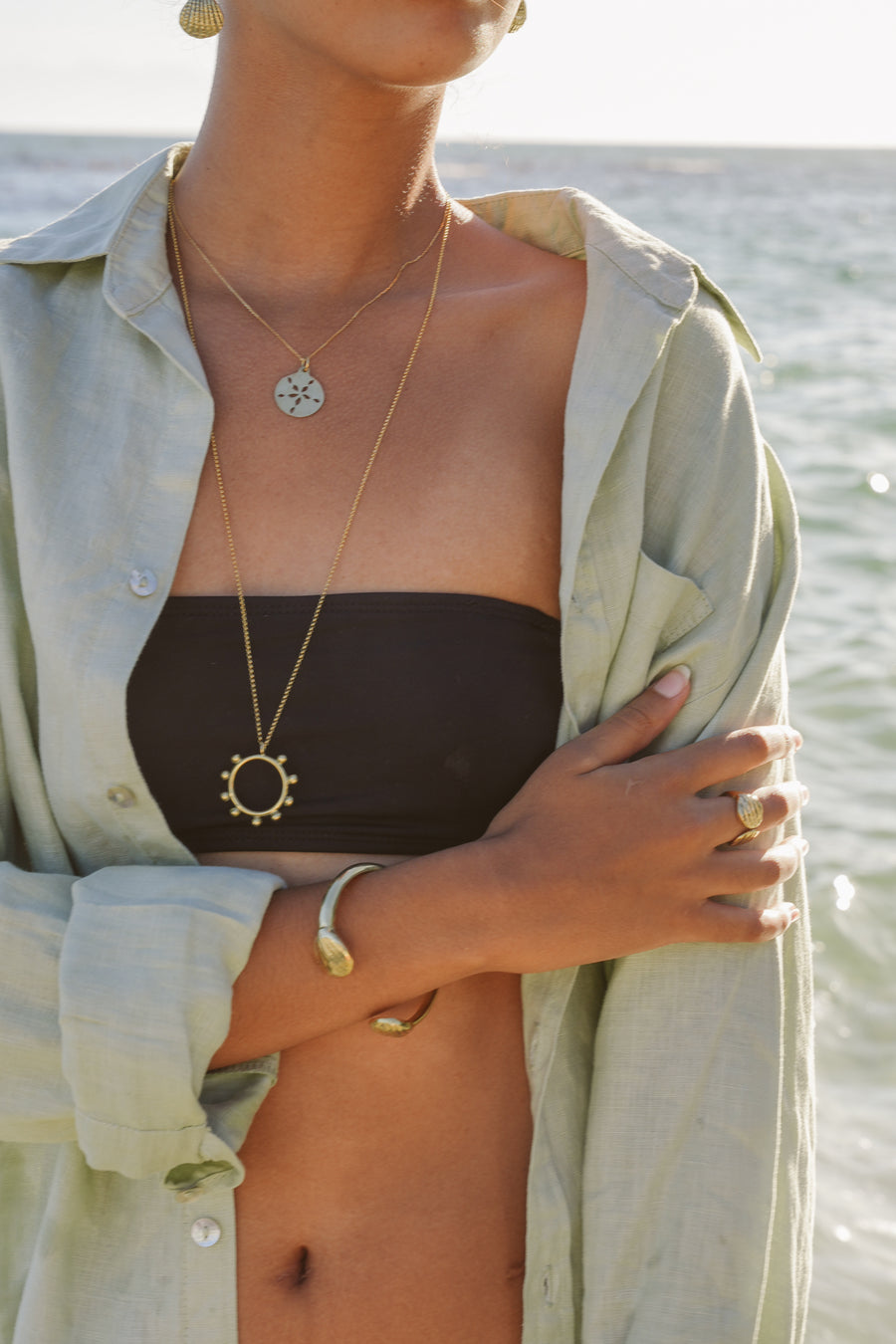 Baby Sand Dollar Necklace