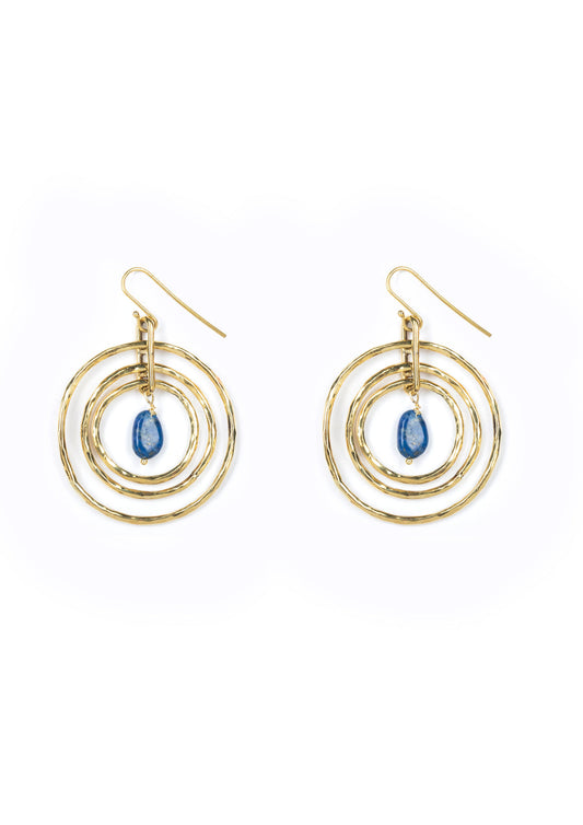 Che Shale Hoops - Lapis