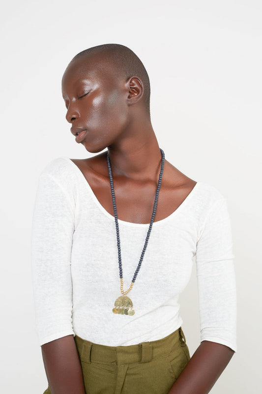 Coptic Sahara Necklace Ebony