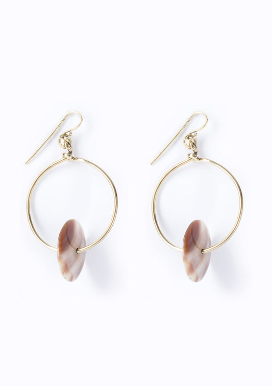 Jatanga Hoop Earrings with Horn