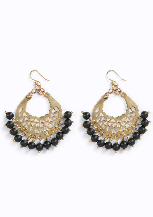 Marrakech Earrings - Ebony