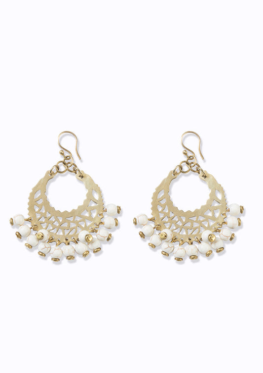 Marrakech Earrings - Ivory