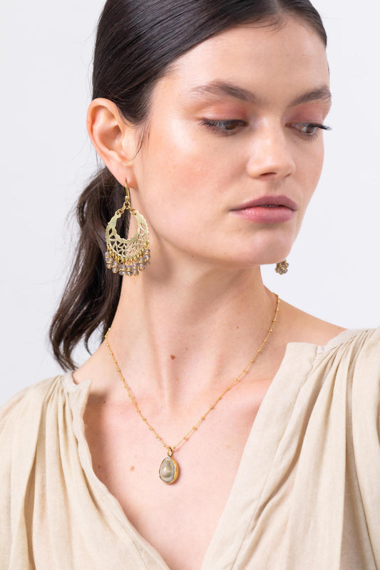 Marrakech Earrings - Smoke