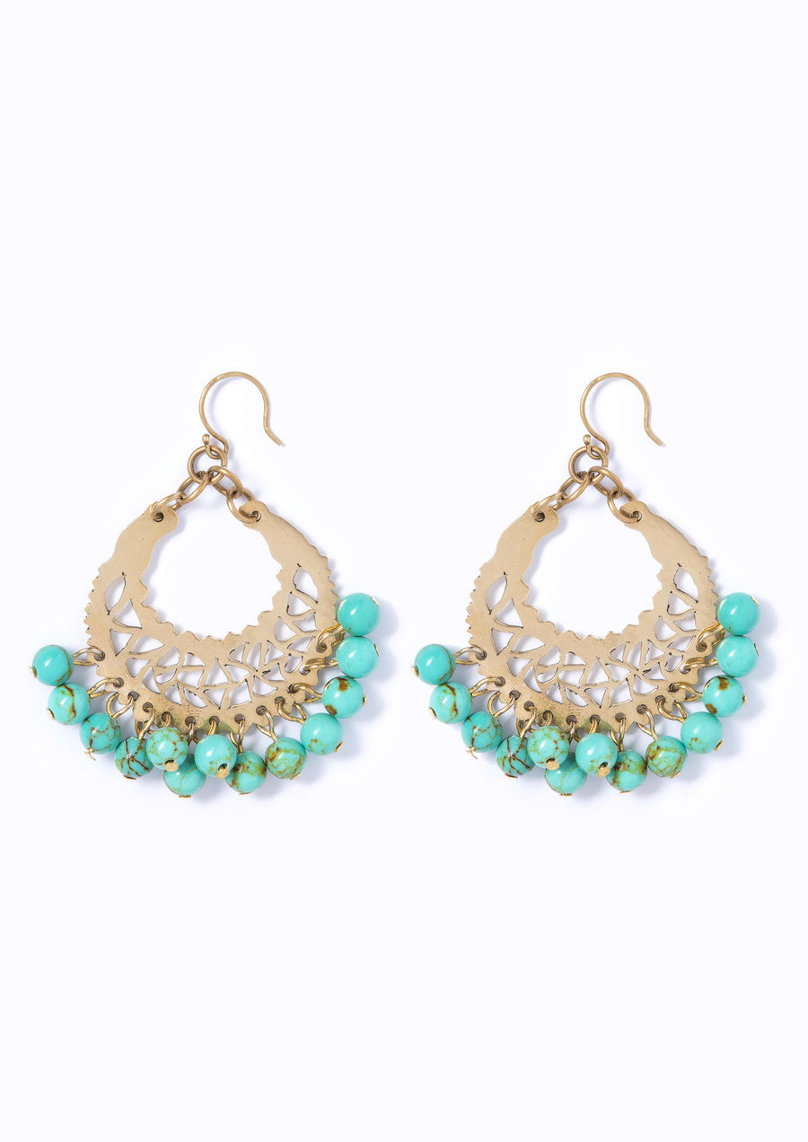 Marrakech Earrings - Turquoise