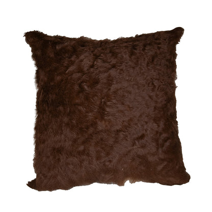 Nguni Plain Soft Skin Cushion Brown