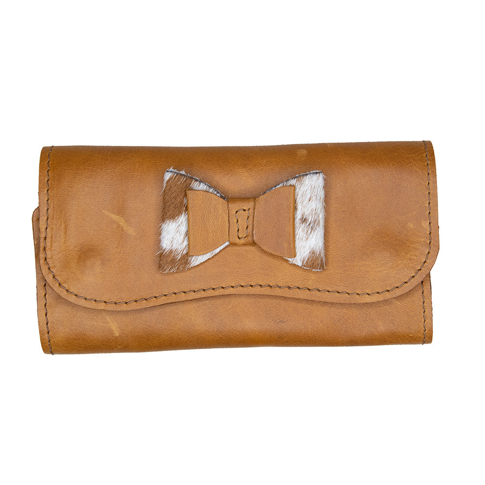 Nguni Ladies Double Wallet - Tan