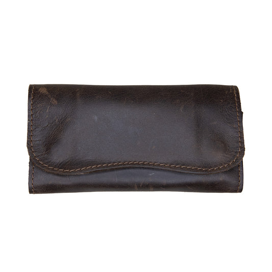 Nguni Ladies Double Wallet - Brown