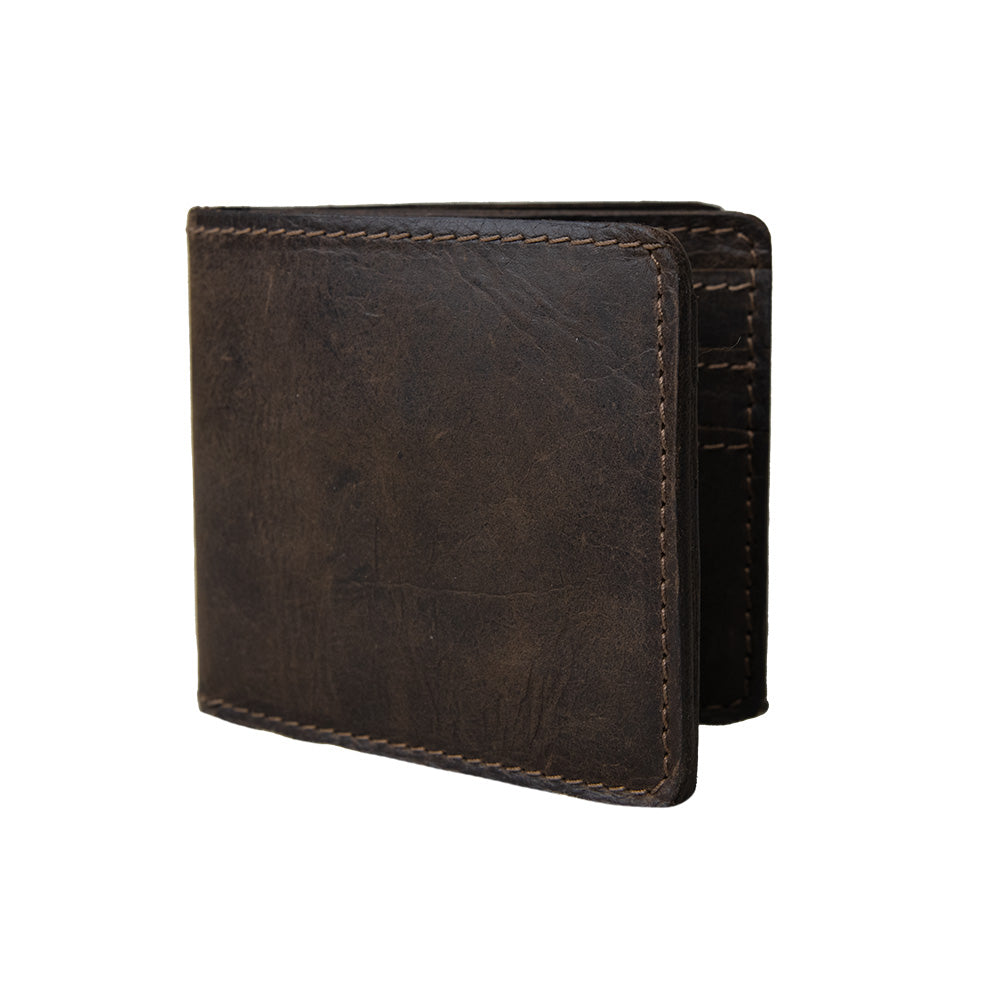 Nguni Leather Wallet - Brown