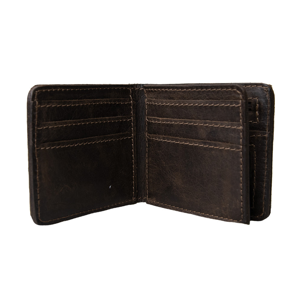 Nguni Leather Wallet - Brown