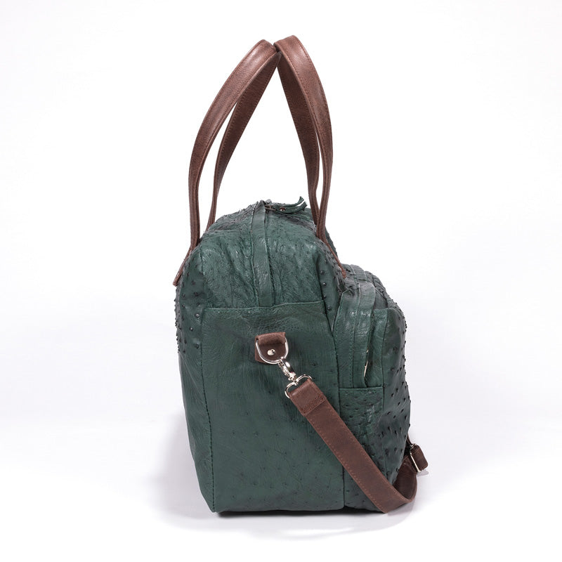 Ostrich Leather Carry-on Bag