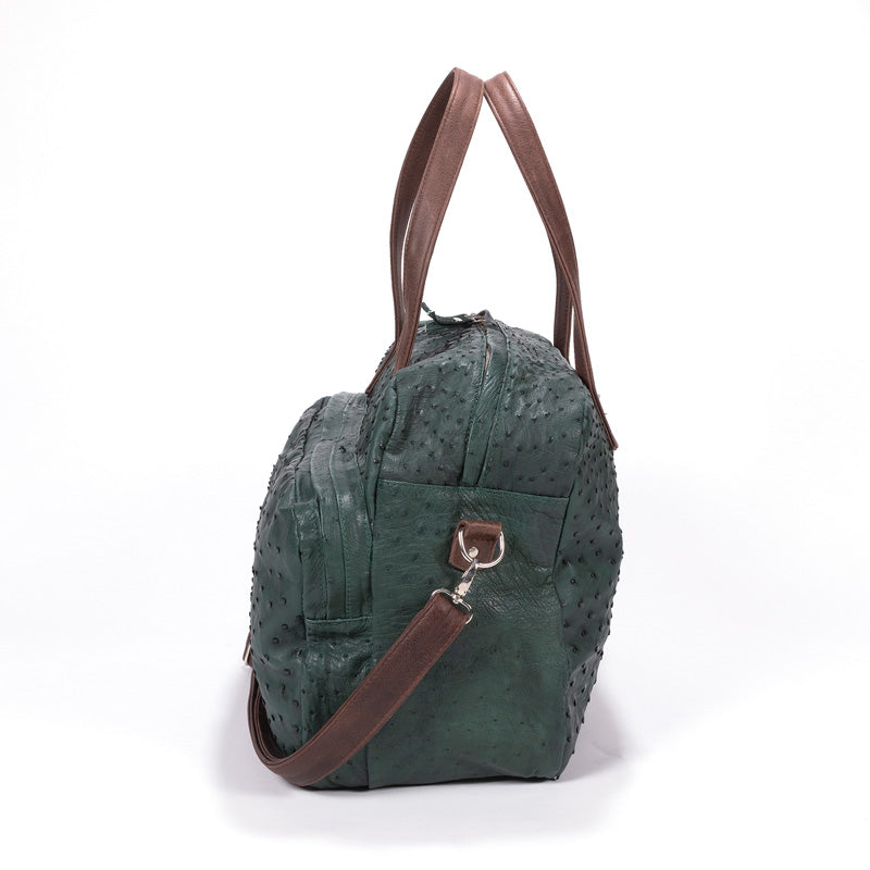 Ostrich Leather Carry-on Bag