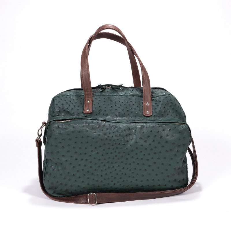 Ostrich Leather Carry-on Bag
