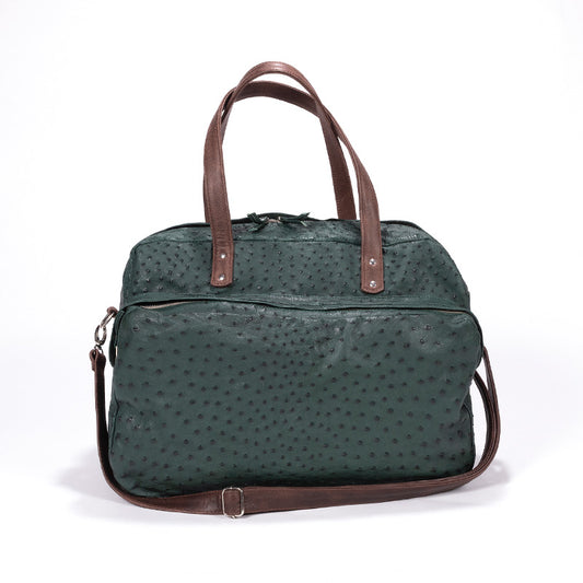 Ostrich Leather Carry-on Bag