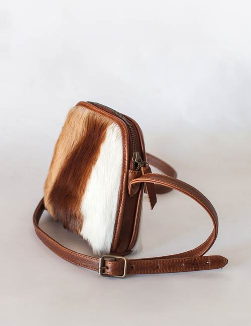 Small Springbok Leather Handbag
