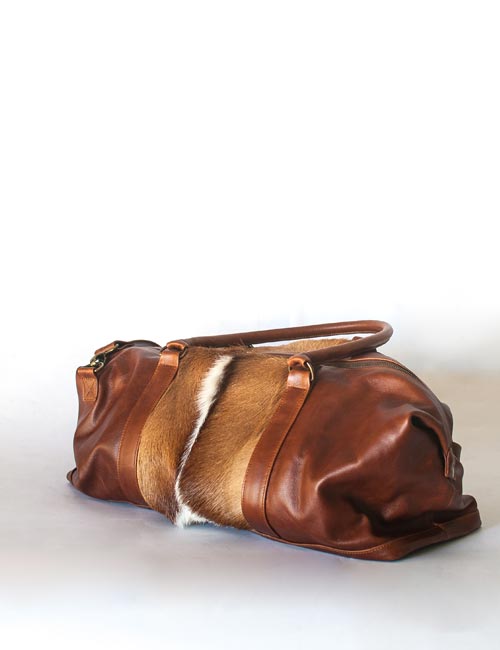 Springbok Leather Overnight Bag