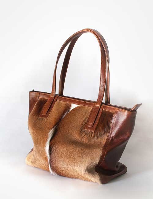 Springbok Leather Tote Bag